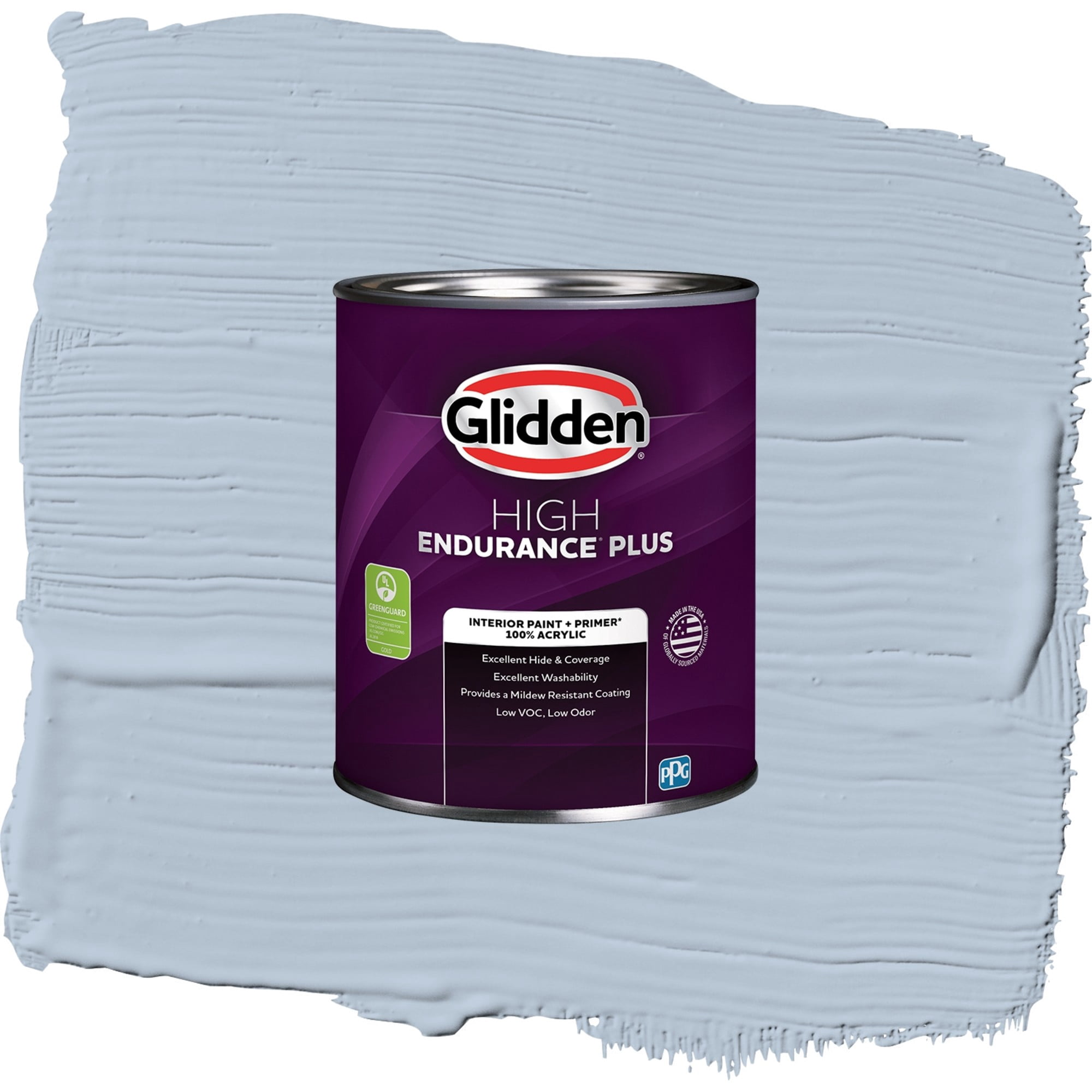 Glidden High Endurance Plus Pageant Song Flat Interior Paint and Primer, 1 Quart