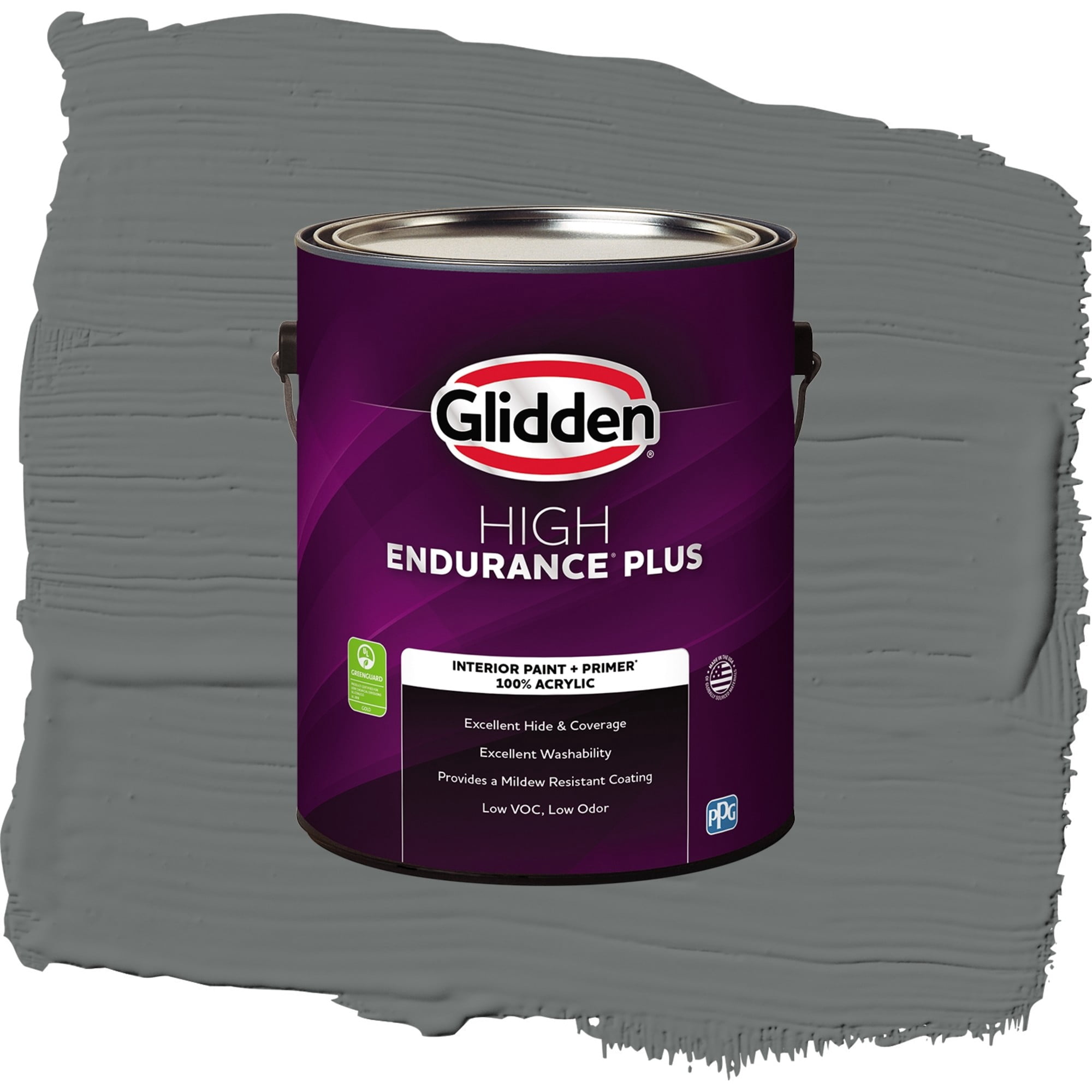 Glidden High Endurance Plus Pencilpoint Eggshell Interior Paint and Primer, 1 Gallon