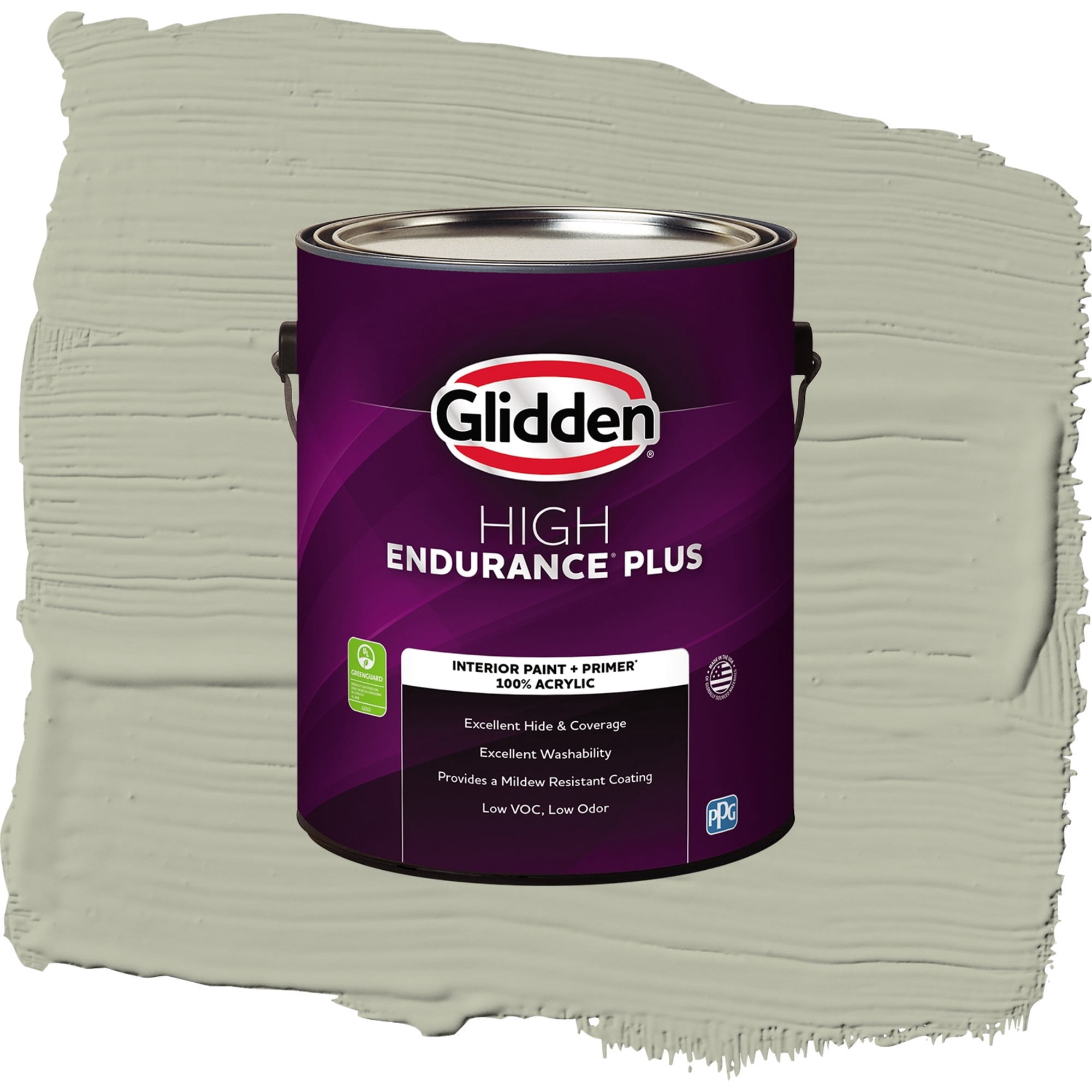 Glidden High Endurance Plus Pine Crush Semi Gloss Interior Paint and Primer, 1 Gallon