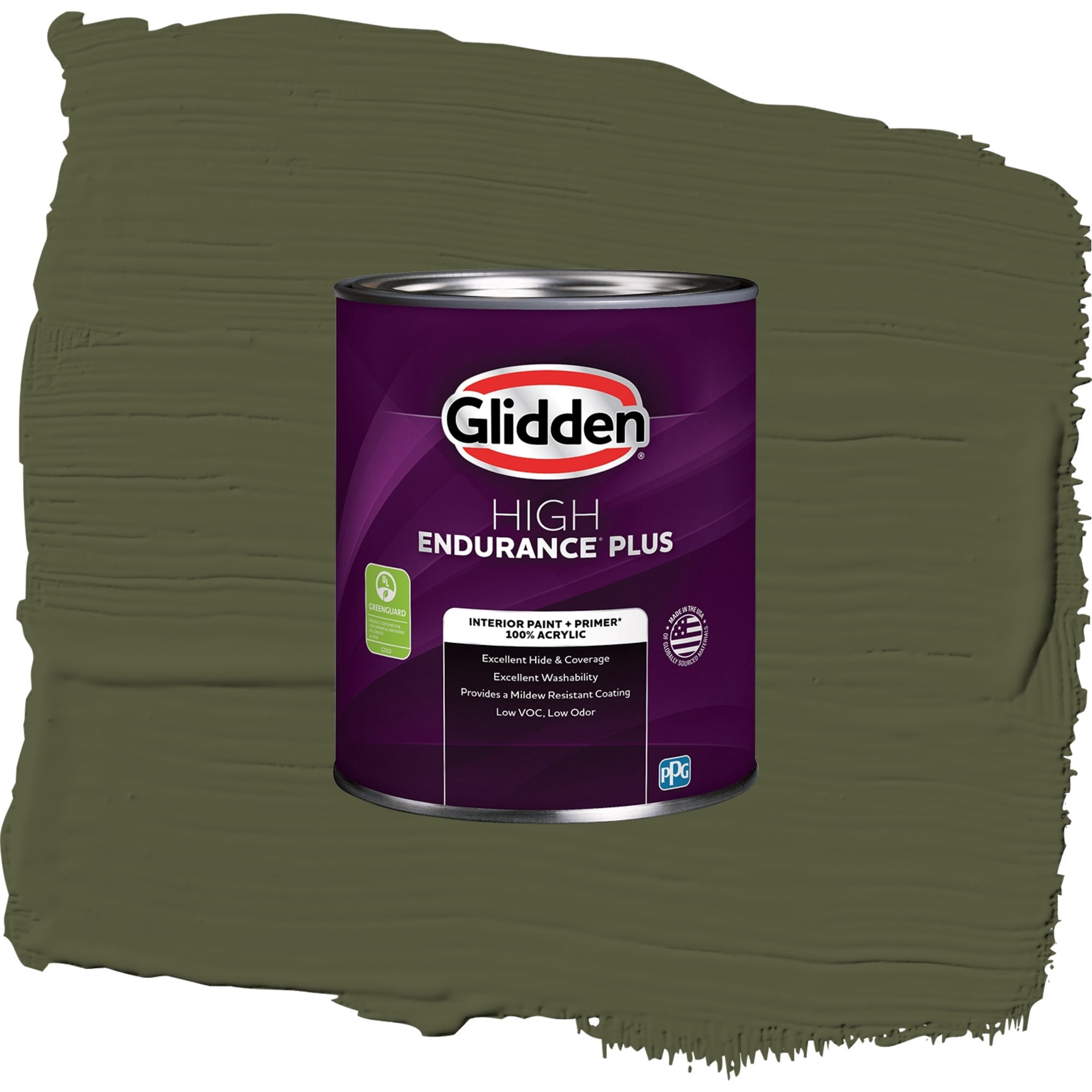 Glidden HEP Pinetop Interior Paint + Primer Eggshell , 1 Quart