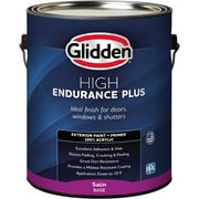 Glidden HEP Accent Base Satin Exterior Paint with Primer, 1 Gallon
