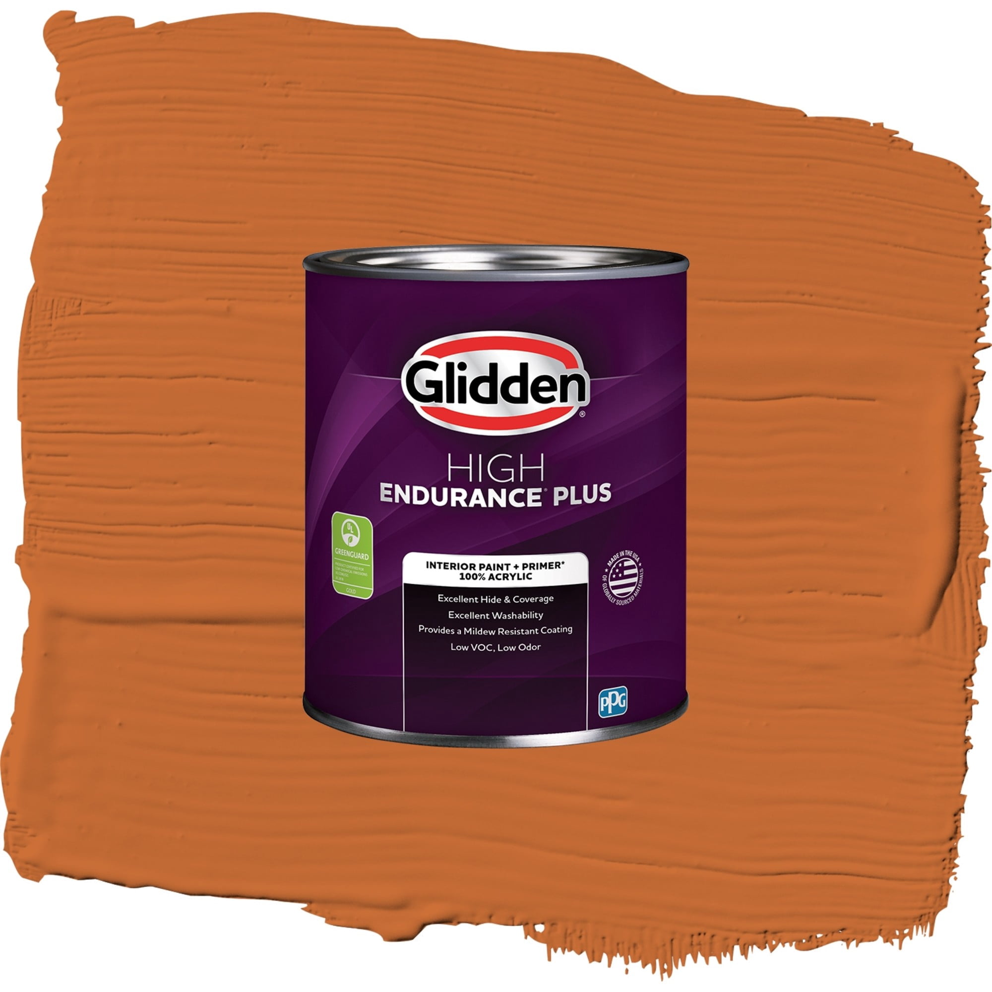 Glidden High Endurance Plus Sesame Crunch Eggshell Interior Paint and Primer, 1 Quart