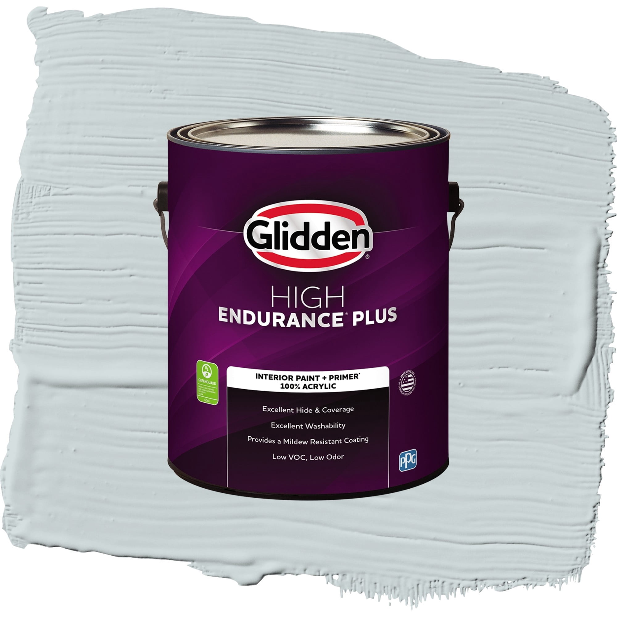 Glidden High Endurance Plus Sky Splash Semi Gloss Interior Paint and Primer, 1 Gallon