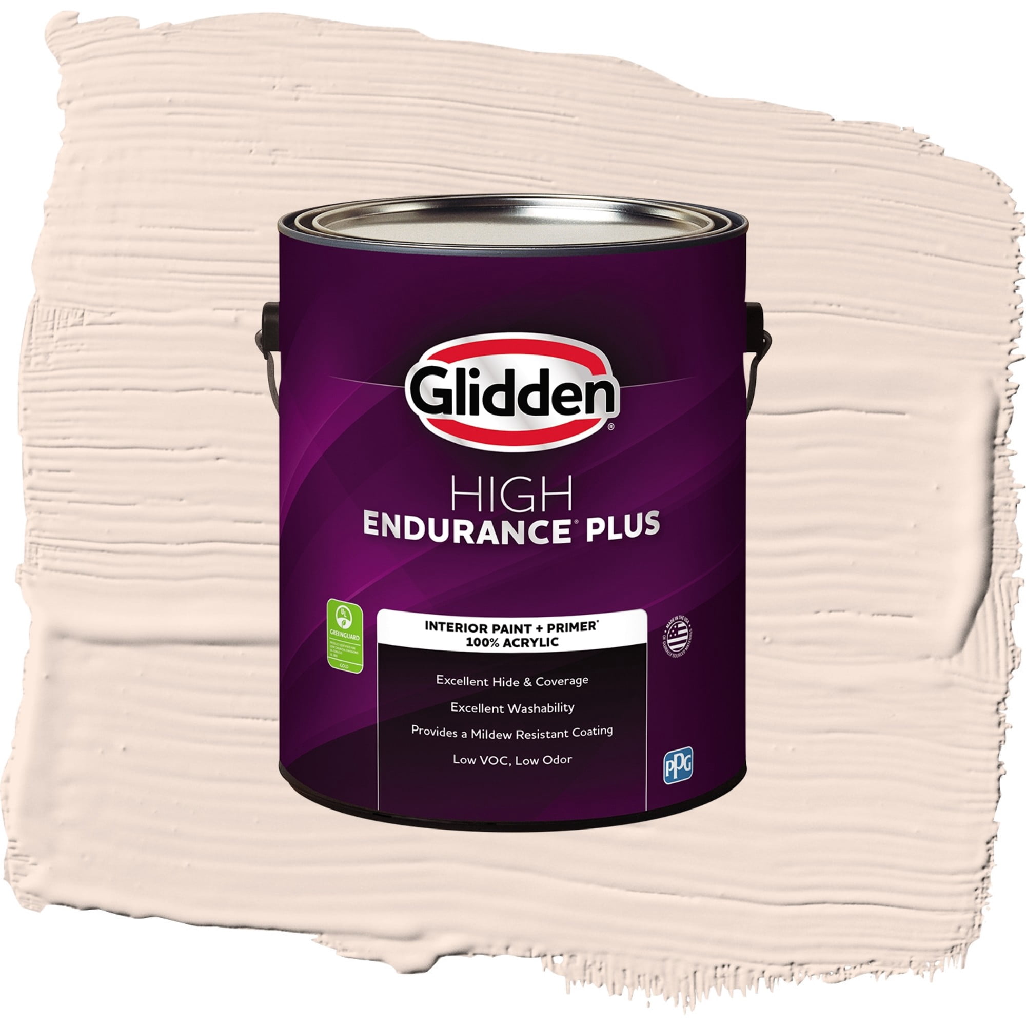 Glidden High Endurance Plus Spice Cookie Semi Gloss Interior Paint and Primer, 1 Gallon
