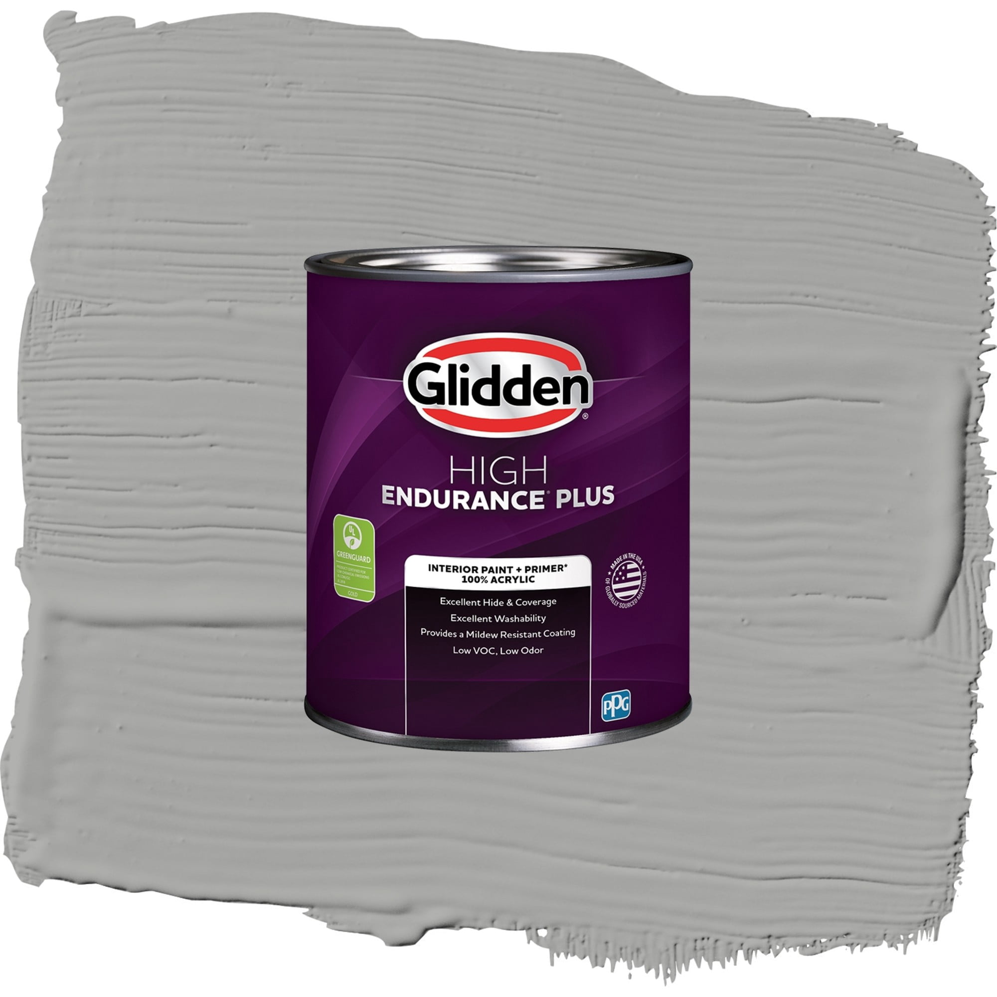 Glidden High Endurance Plus Statue Garden Semi Gloss Interior Paint and Primer, 1 Quart