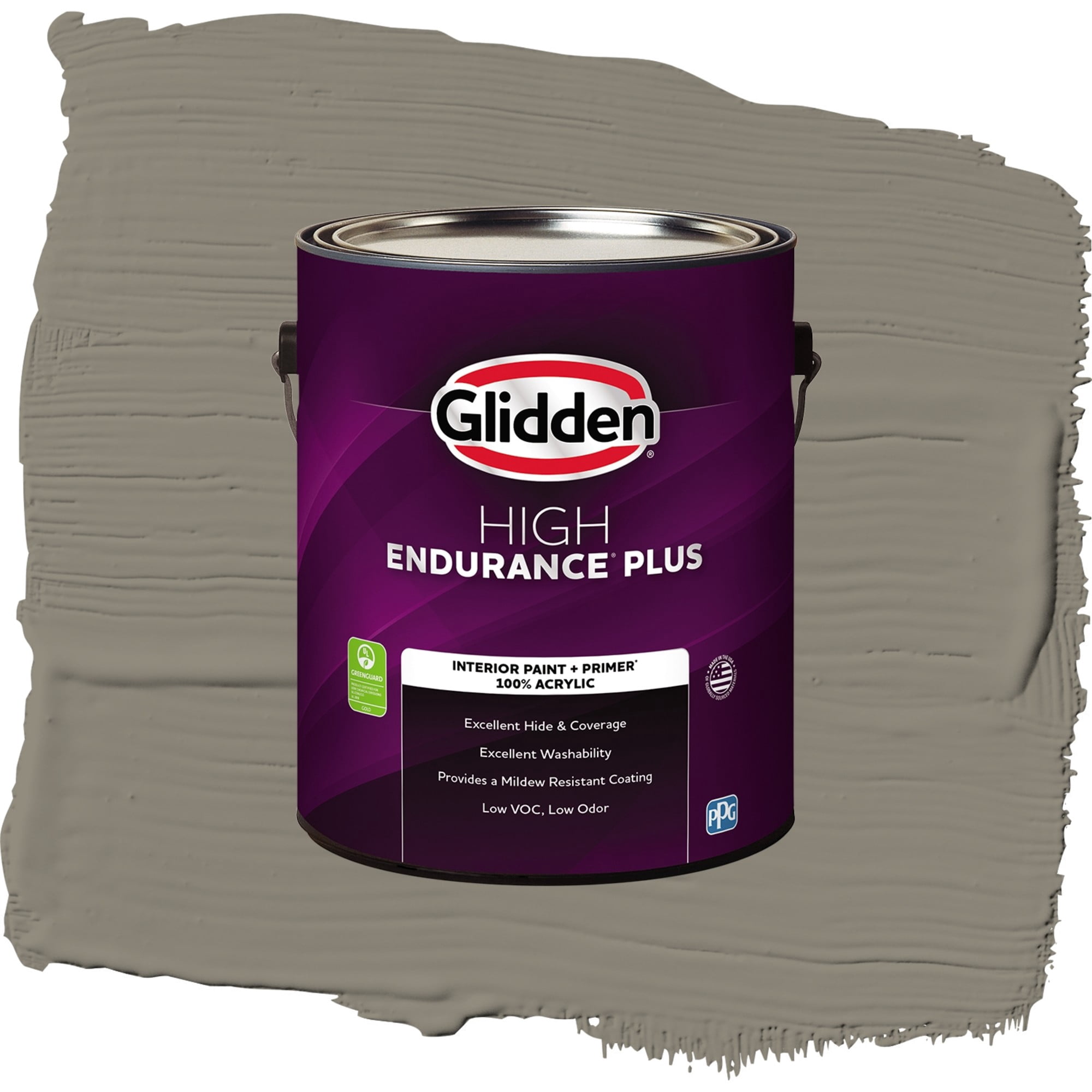 Glidden High Endurance Plus Sweater Weather Eggshell Interior Paint and Primer, 1 Gallon
