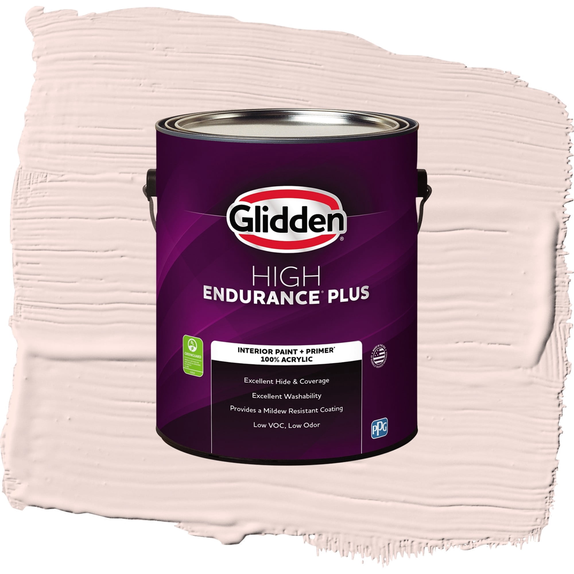 Glidden High Endurance Plus Sweet Truffle Semi Gloss Interior Paint and Primer, 1 Gallon
