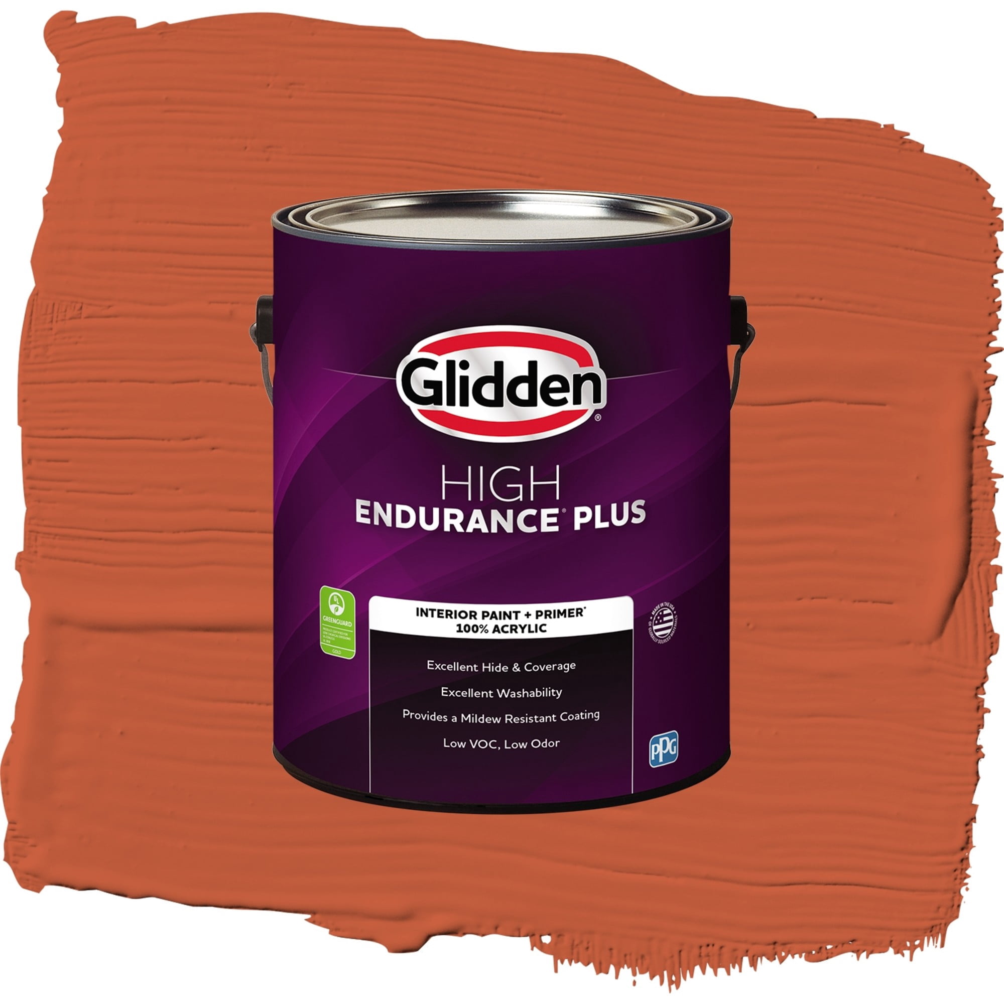 Glidden High Endurance Plus Tabasco Eggshell Interior Paint and Primer, 1 Gallon