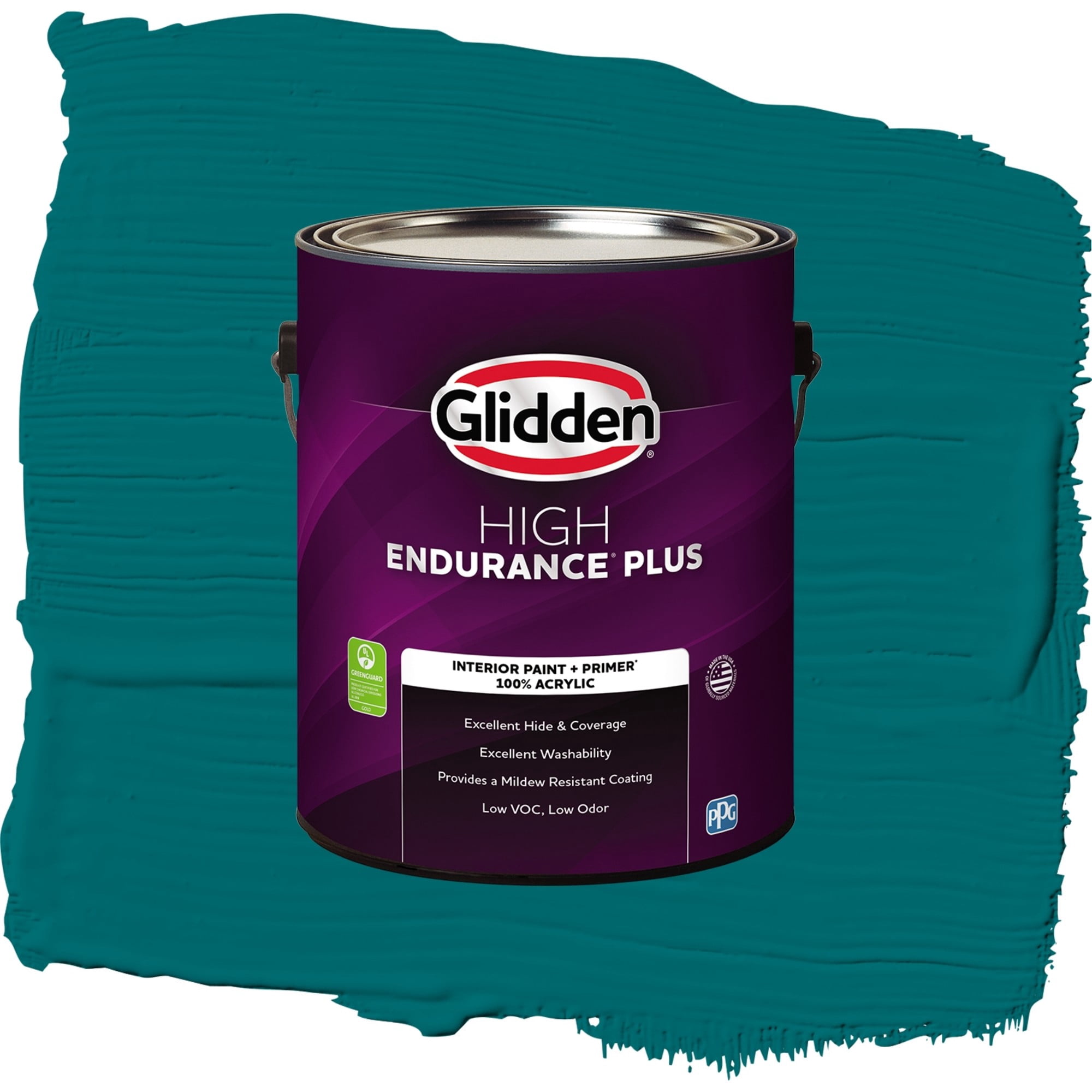 Glidden High Endurance Plus Tahitian Treat Eggshell Interior Paint and Primer, 1 Gallon
