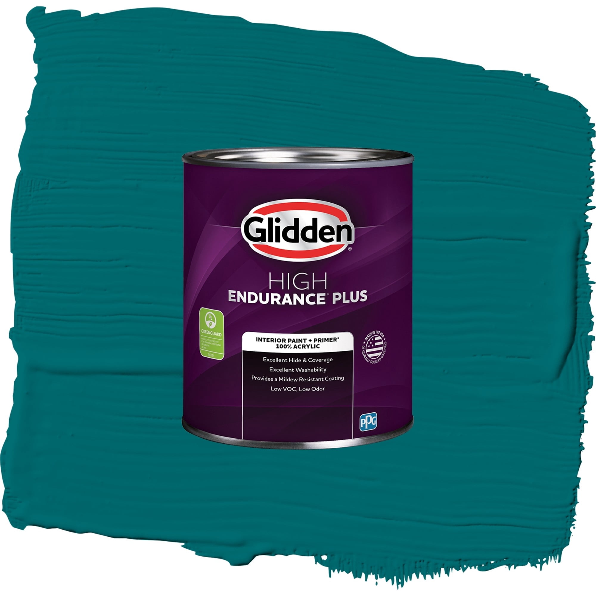 Glidden High Endurance Plus Tahitian Treat Eggshell Interior Paint and Primer, 1 Quart