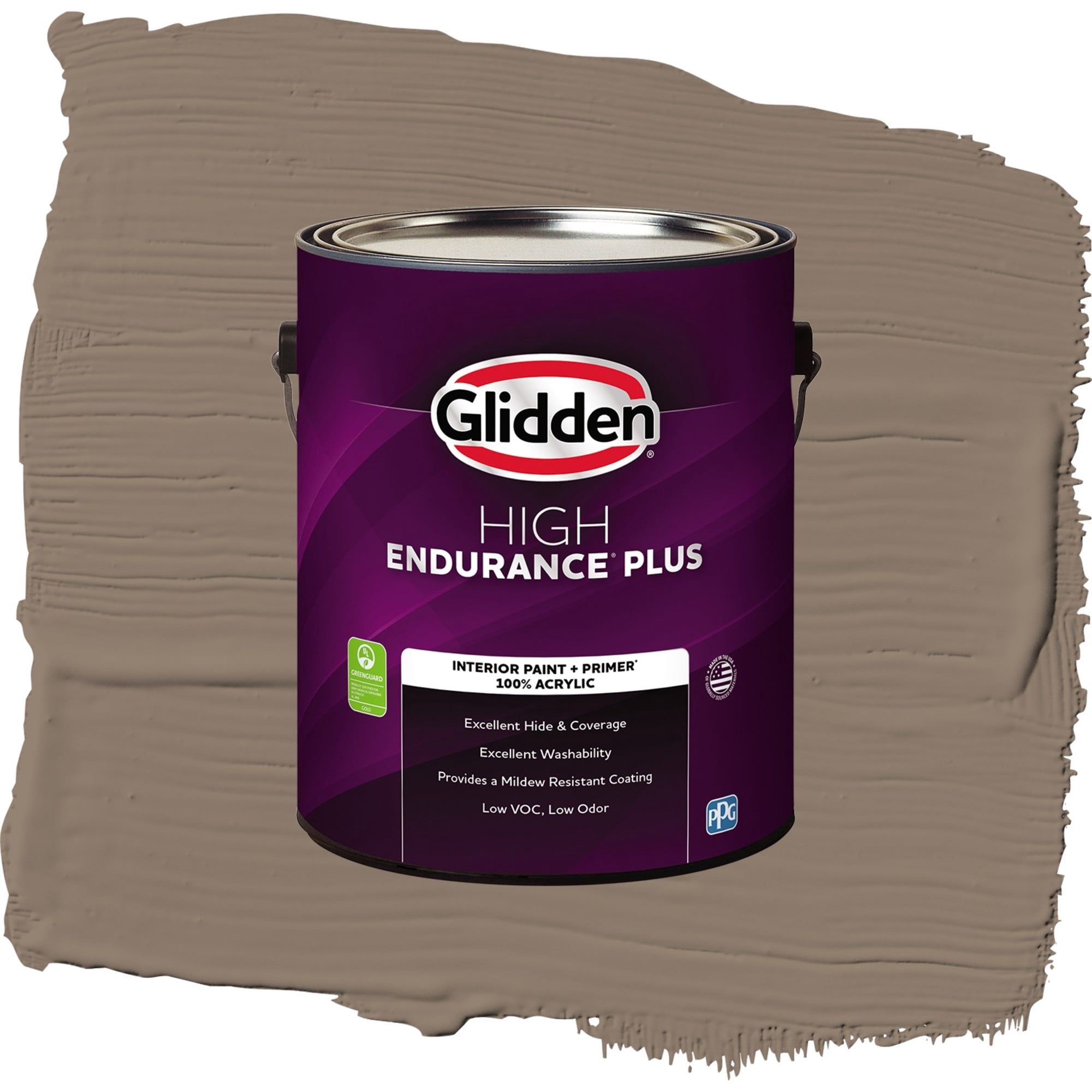 Glidden High Endurance Plus Thunderbird Eggshell Interior Paint and Primer, 1 Gallon