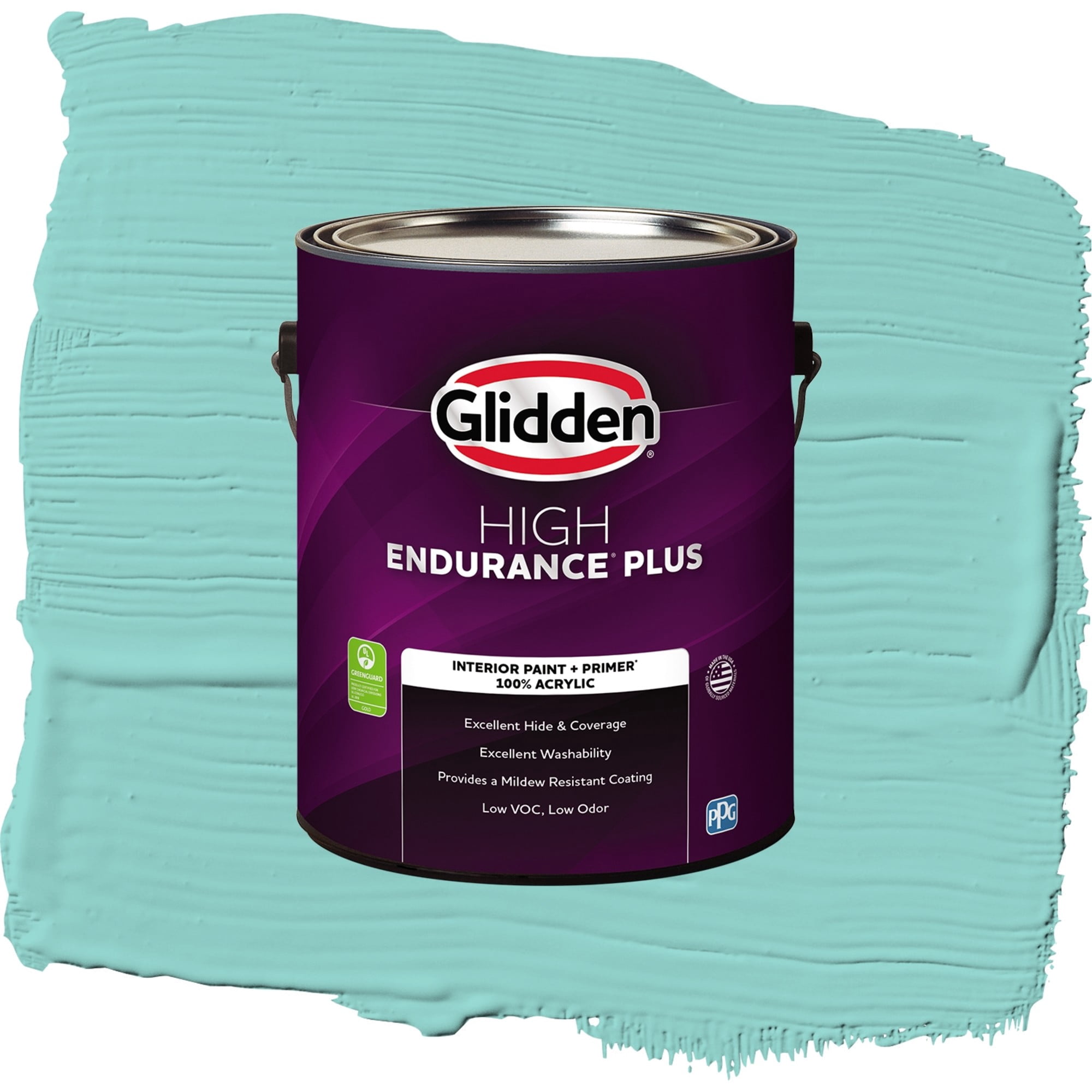 Glidden High Endurance Plus Tropical Holiday Eggshell Interior Paint and Primer, 1 Gallon