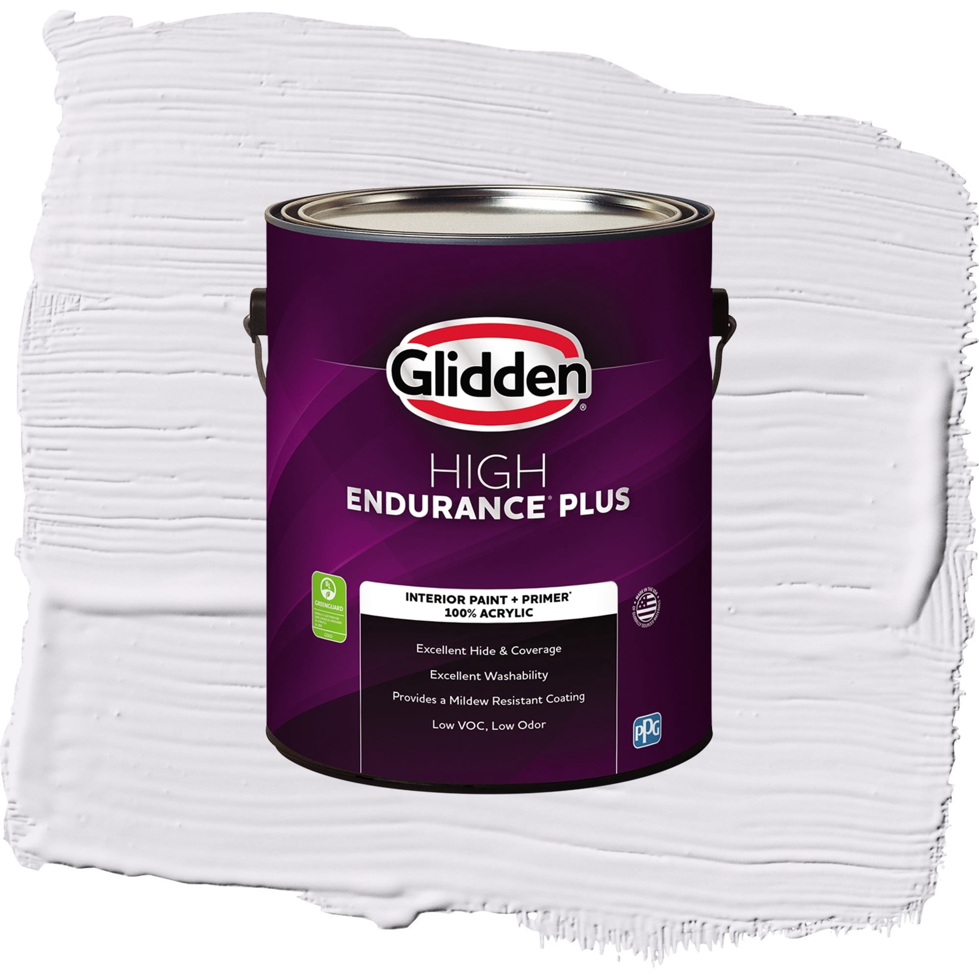 Glidden High Endurance Plus Violet Hush Semi Gloss Interior Paint and Primer, 1 Gallon