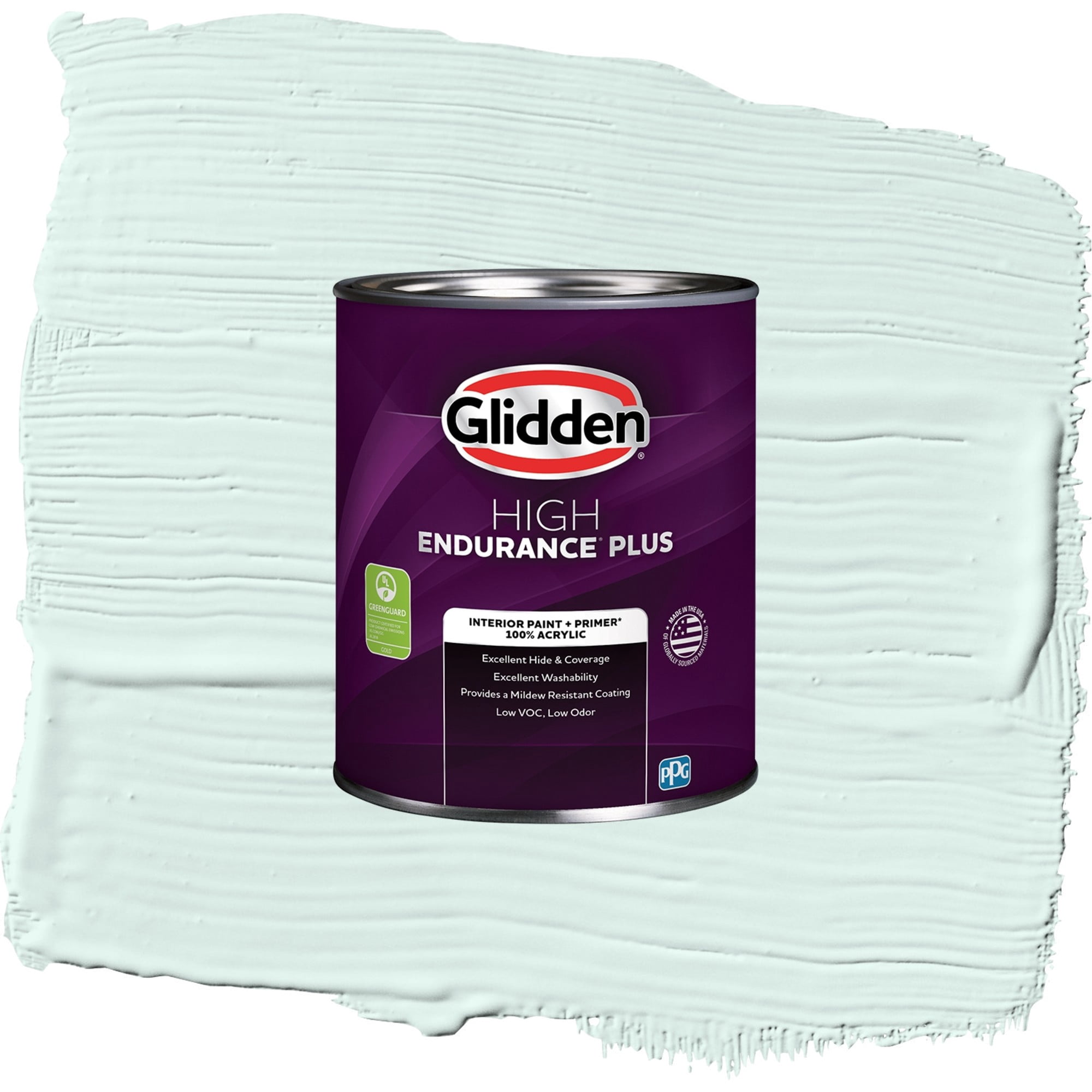 Glidden High Endurance Plus Waterscape Eggshell Interior Paint and Primer, 1 Quart