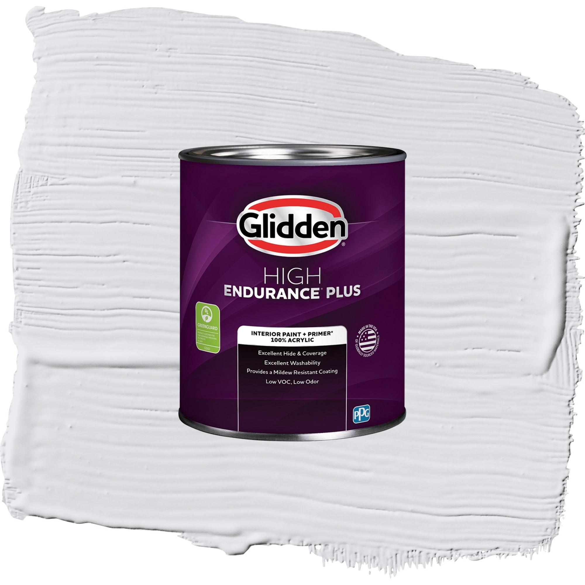 Glidden High Endurance Plus Wayward Winds Flat Interior Paint and Primer, 1 Quart