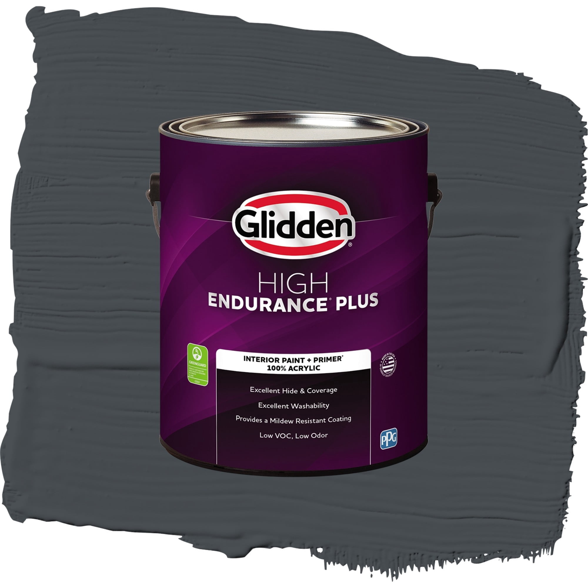 Glidden High Endurance Plus Witchcraft Eggshell Interior Paint and Primer, 1 Gallon