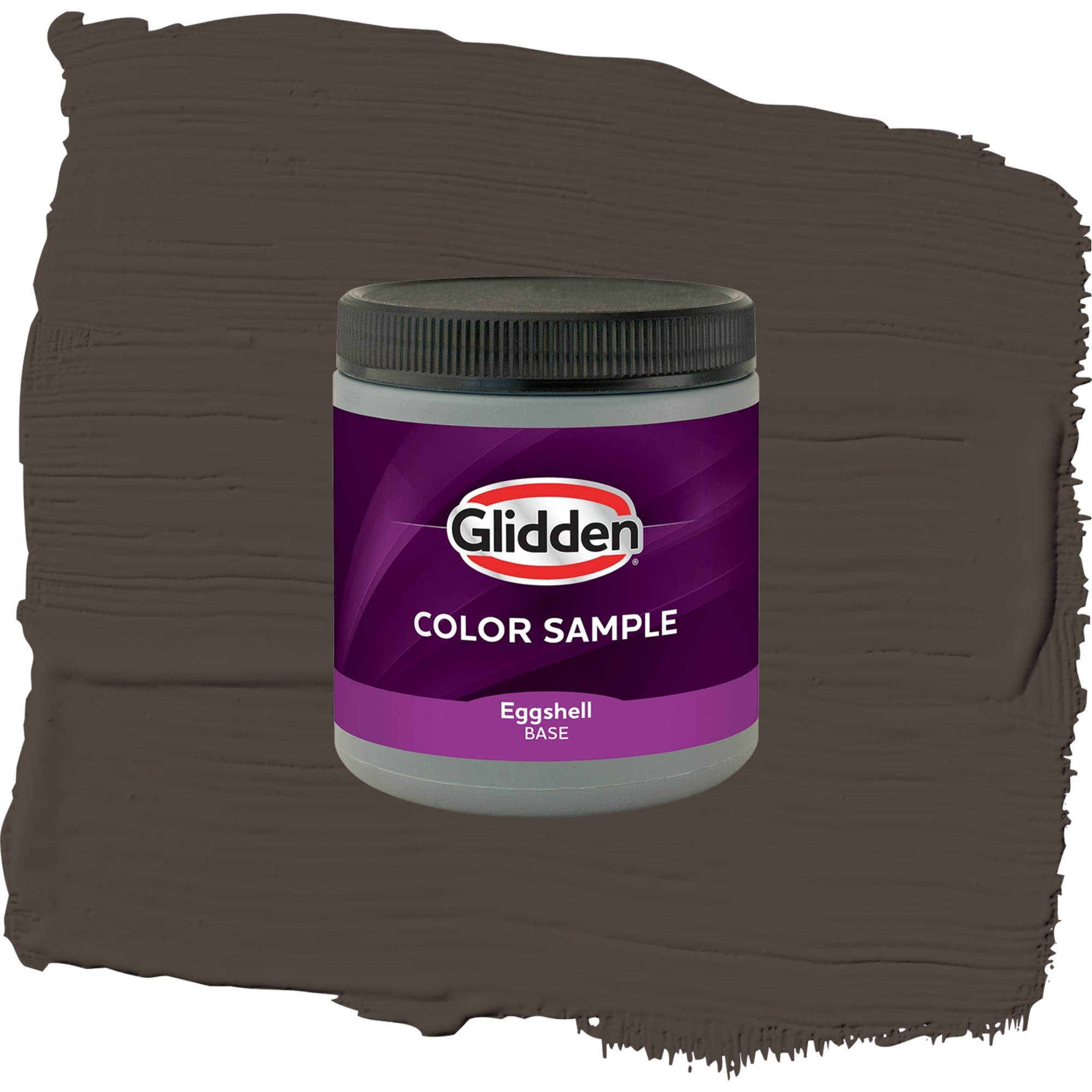 Glidden Dark Granite Satin Interior Paint Color Sample, 1/2 Pint