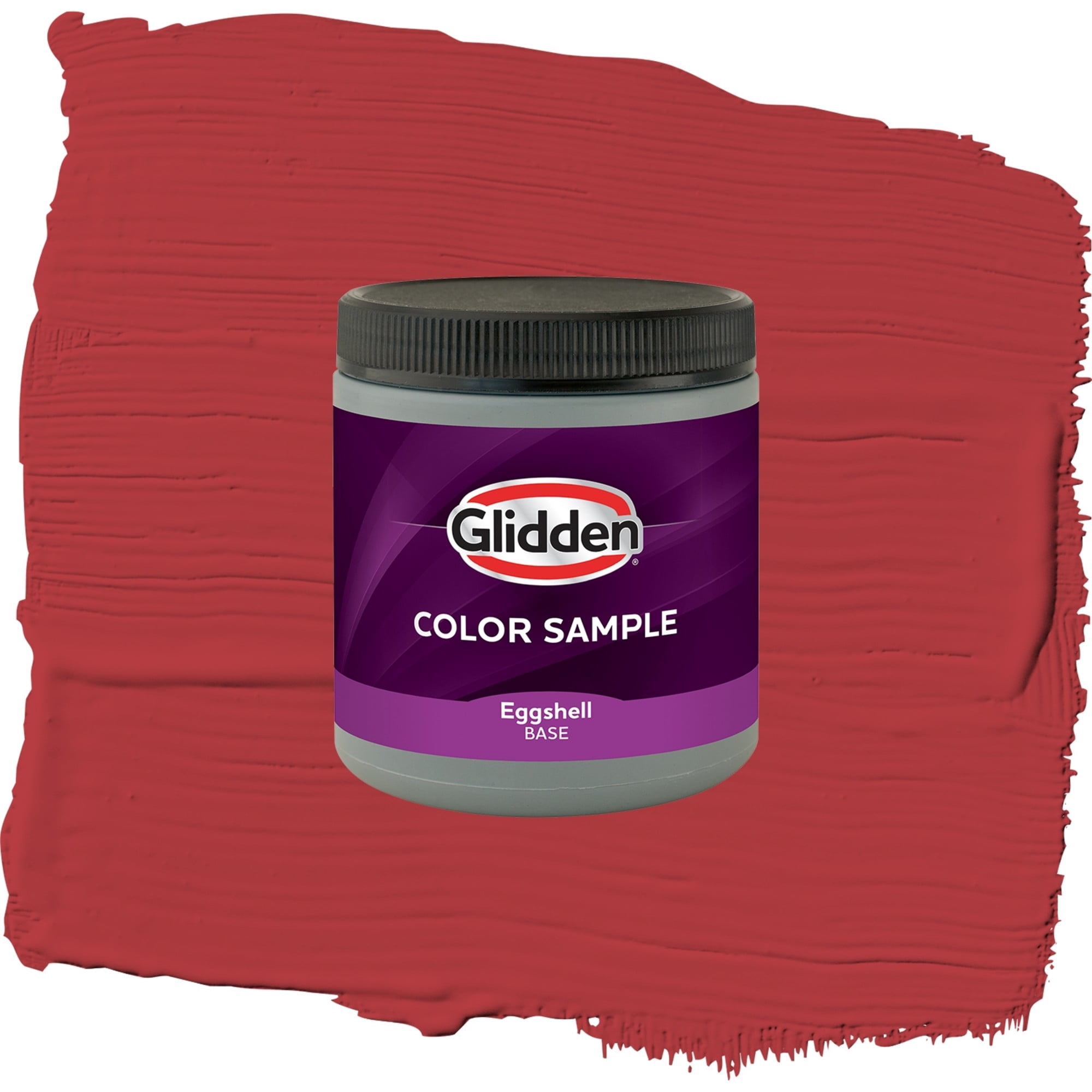 Glidden Interior Paint Color Sample Red Gumball Satin, 8 oz