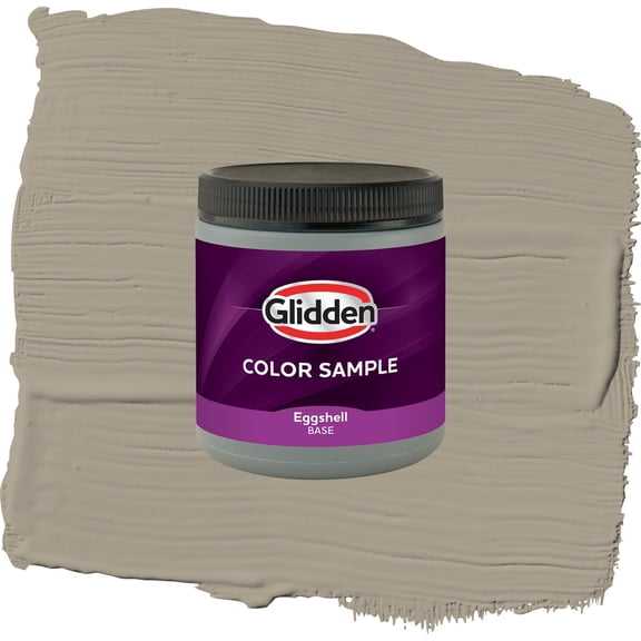 Glidden Interior Paint Color Sample Stonehenge Greige Satin, 8 oz
