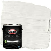 Glidden One Coat 1 Gallon Commercial White / White Semi-Gloss Interior Paint with Primer