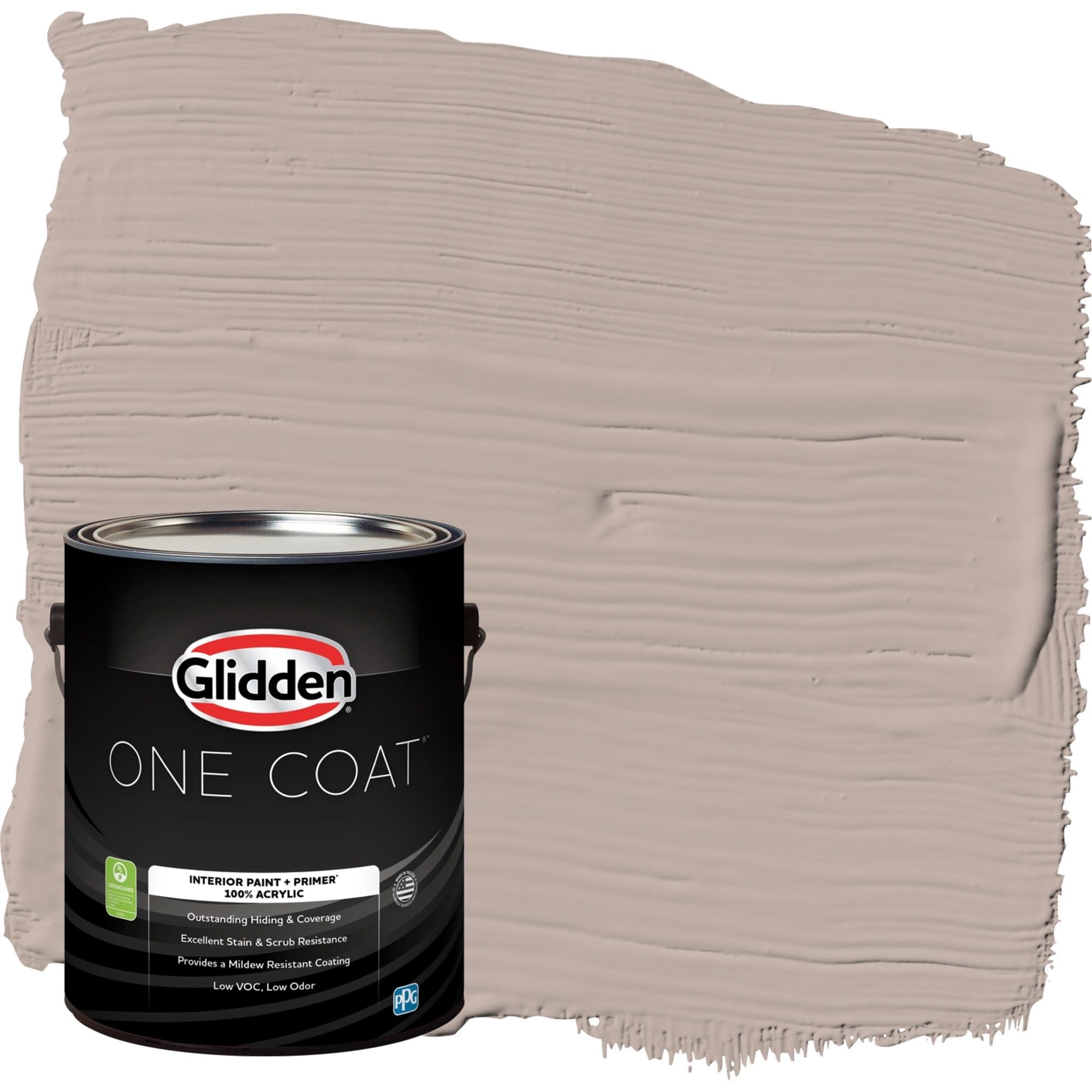 Glidden One Coat 1 Gallon Thumper / Beige Semi-Gloss Interior Paint ...
