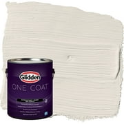 Glidden One Coat Exterior Paint and Primer, Ash / White, 1 Gallon, Satin