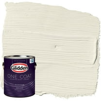 Glidden One Coat Exterior Paint and Primer, Cold Foam / White, 1 Gallon, Flat