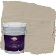 Glidden One Coat Exterior Paint and Primer, Discover / Gray, 5 Gallons, Satin