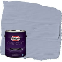 Glidden One Coat Lilac Time / Purple Flat Exterior Paint with Primer, 1 Gallon