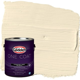 Glidden Fundamentals Interior Paint Bone White / Beige, Flat, 1 Gallon