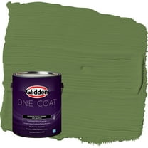 Glidden One Coat Mint Leaves / Green Flat Exterior Paint with Primer, 1 Gallon