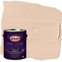 Glidden One Coat Exterior Paint and Primer, Scotchtone / Orange, Gallon, Flat