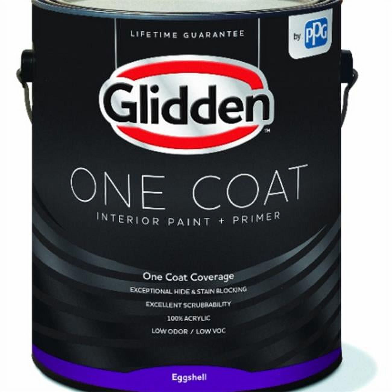 Glidden One Coat Interior Paint + Primer Eggshell Ultra Deep Base 1