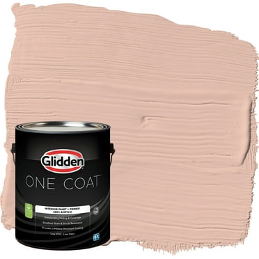Glidden One Coat Interior Paint and Primer, Adorable / Orange, Gallon, Flat
