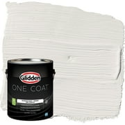 Glidden One Coat Interior Paint and Primer, Arctic Cotton / White, 1 Gallon, Eggshell