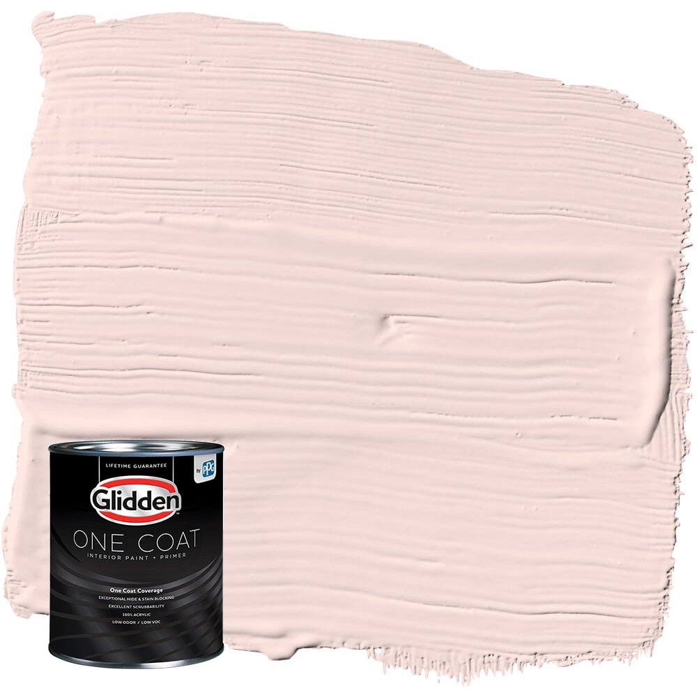 Glidden One Coat Interior Paint and Primer, Ballet Slipper / Pink, 1