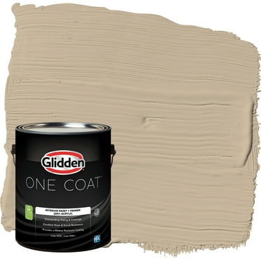 Glidden One Coat Interior Paint and Primer, Best Beige / Beige, Gallon, Eggshell
