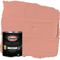 Glidden One Coat Interior Paint and Primer, Holland Tile / Orange, 1-Quart, Eggshell