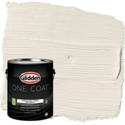 Glidden One Coat Interior Paint and Primer, String of Pearls / White, 1 Gallon, Eggshell