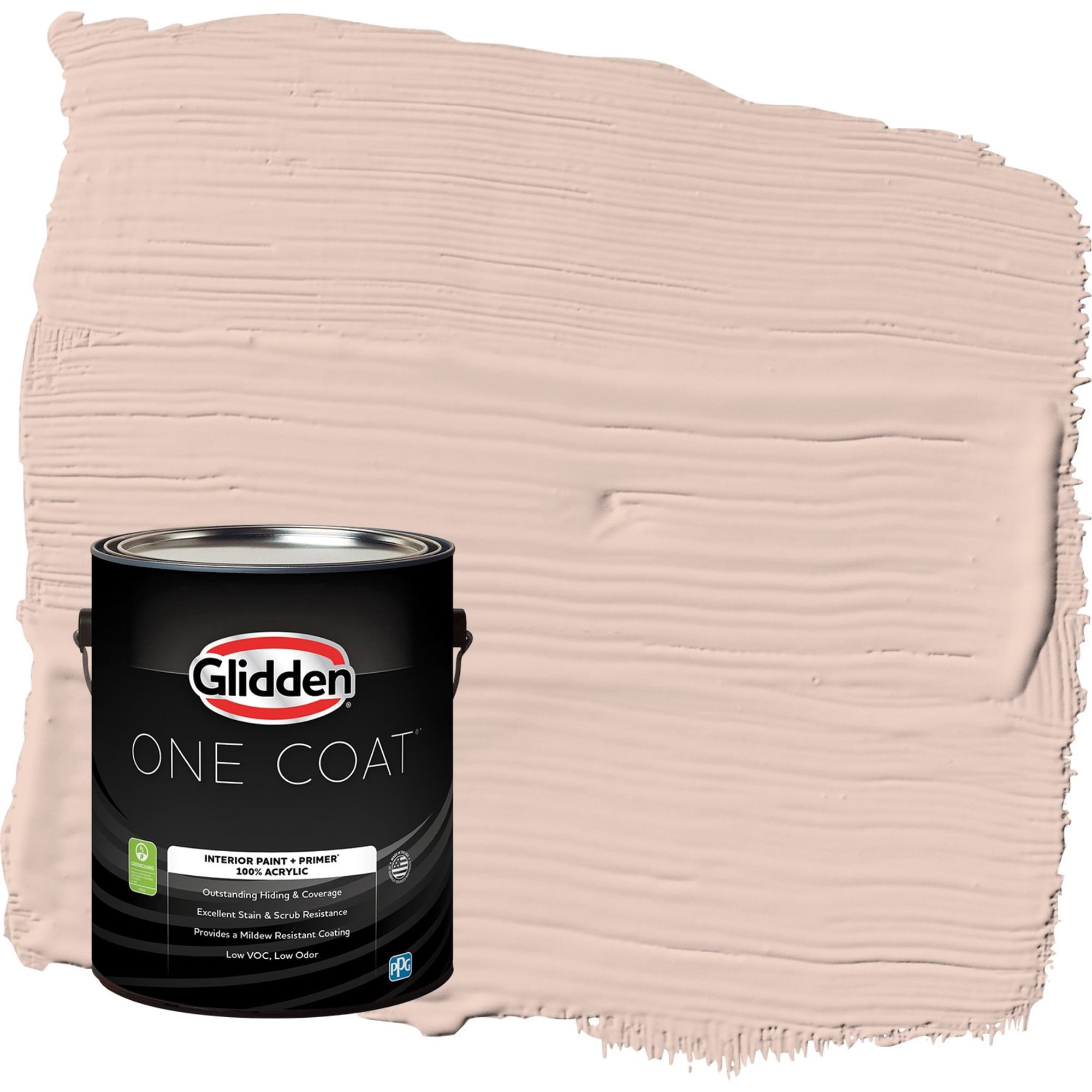 Glidden One Coat Sultan Sand / Orange Eggshell Interior Paint with Primer, 1 Gallon