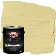 Glidden One Coat Interior Paint and Primer, Twinkle Toes / Yellow, 1 Gallon, Eggshell