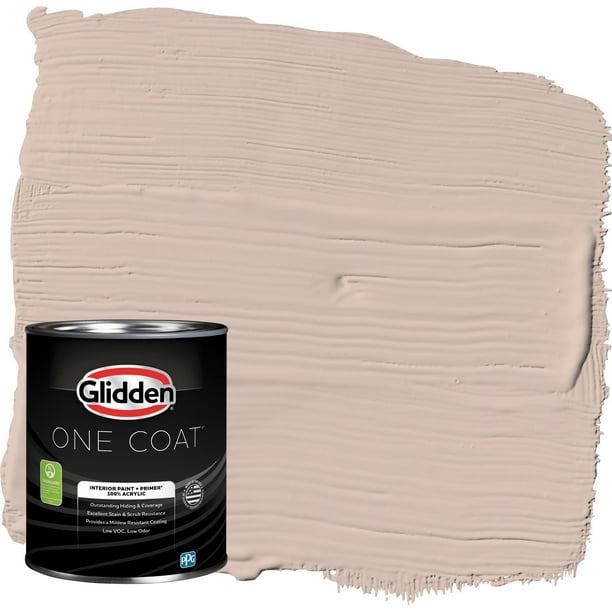 Glidden One Coat Interior Paint and Primer, Wild Rice / Orange, 1 Quart ...