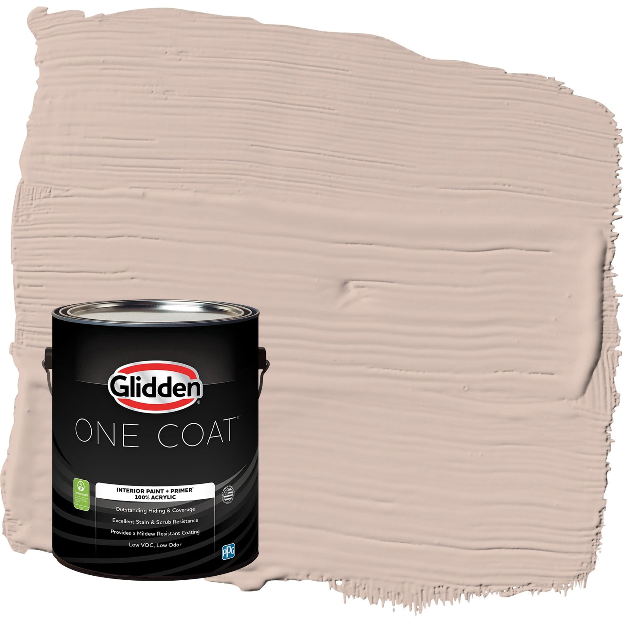 Glidden One Coat Wild Rice / Orange Semi-Gloss Interior Paint with Primer, 1 Gallon