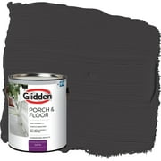 Glidden Porch & Floor 1 gal. Black Magic Satin Interior / Exterior Paint with Primer
