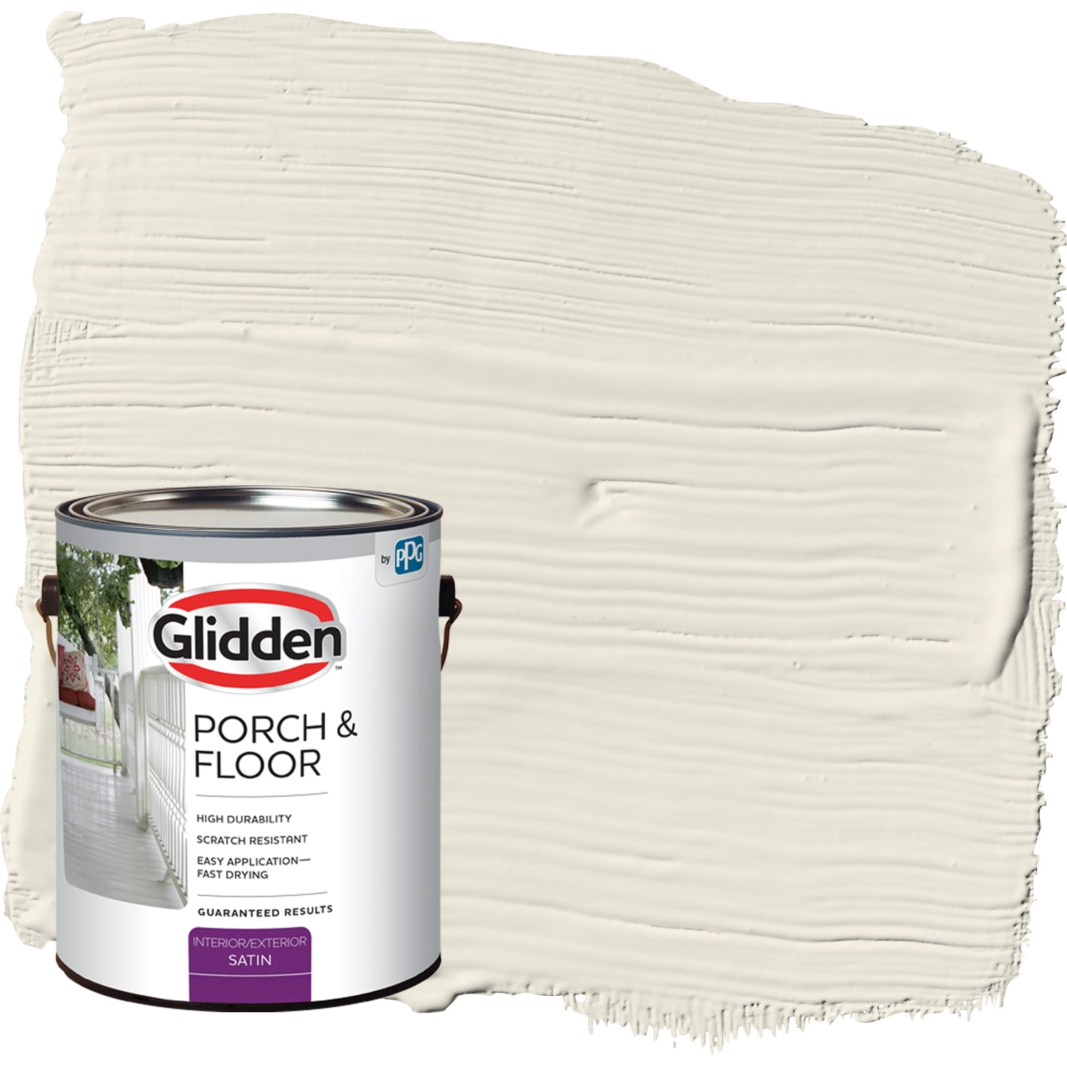 Glidden Porch & Floor 1 gal. Oatmeal Satin Interior / Exterior Paint