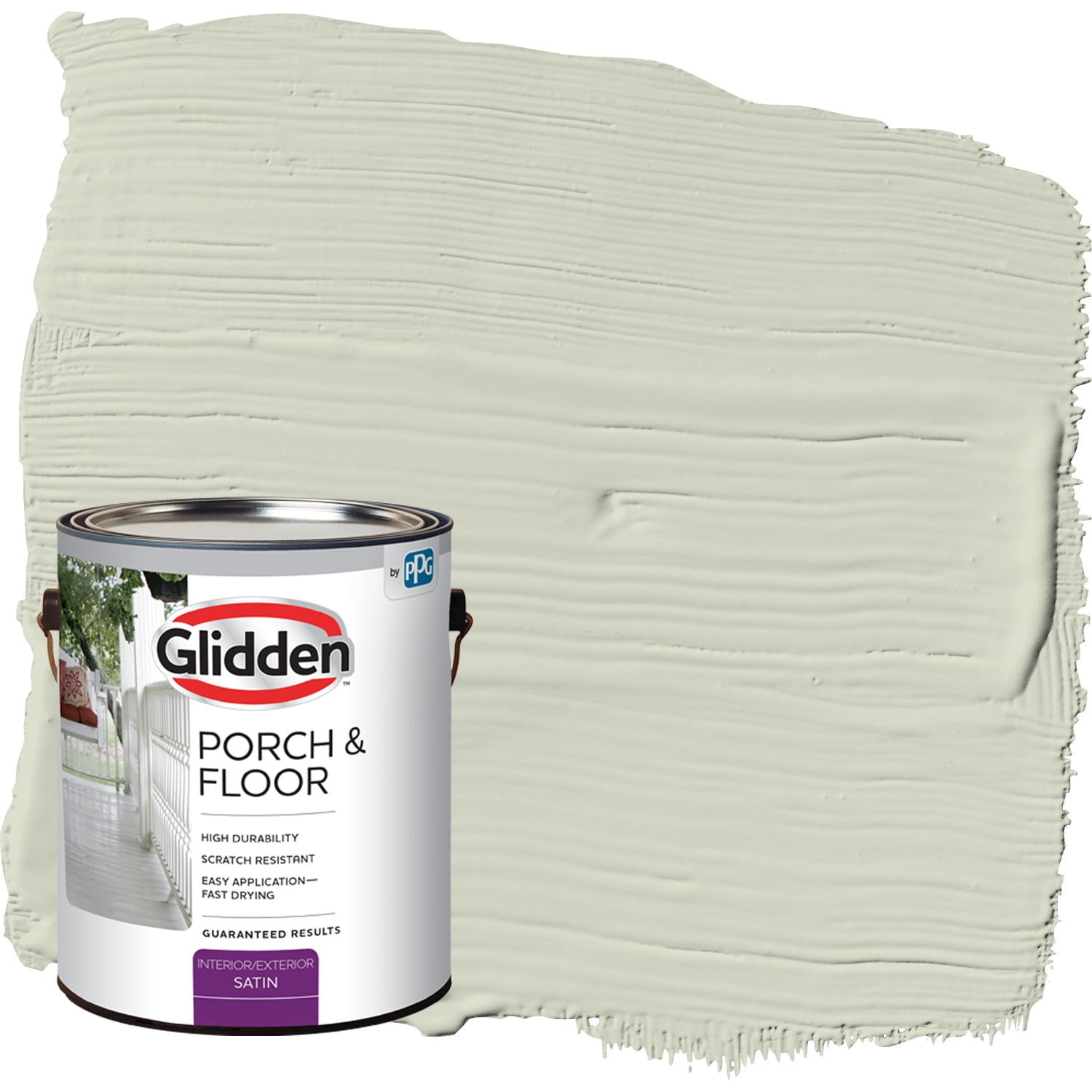 Glidden Porch & Floor 1 gal. White Sage Satin Interior / Exterior Paint