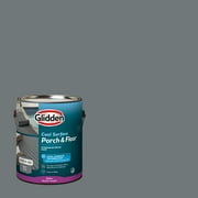 Glidden Glidden Porch and Floor with Cool Surface Technology Satin Interior/Exterior Paint, Steel Gray, 1 Gallon