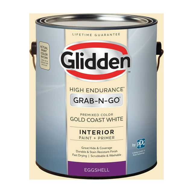 Glidden Pre Mixed Ready To Use, Interior Paint and Primer, Gold Coast
