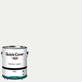 Glidden Quick Cover Interior Latex Paint Flat, White, 1 Gallon