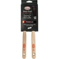 thumbnail image 1 of Glidden Semi-Oval Paint Brush with Wood Handle, Angled Sash, 1.5 & 2 Inch Combo Pack, 1 of 7